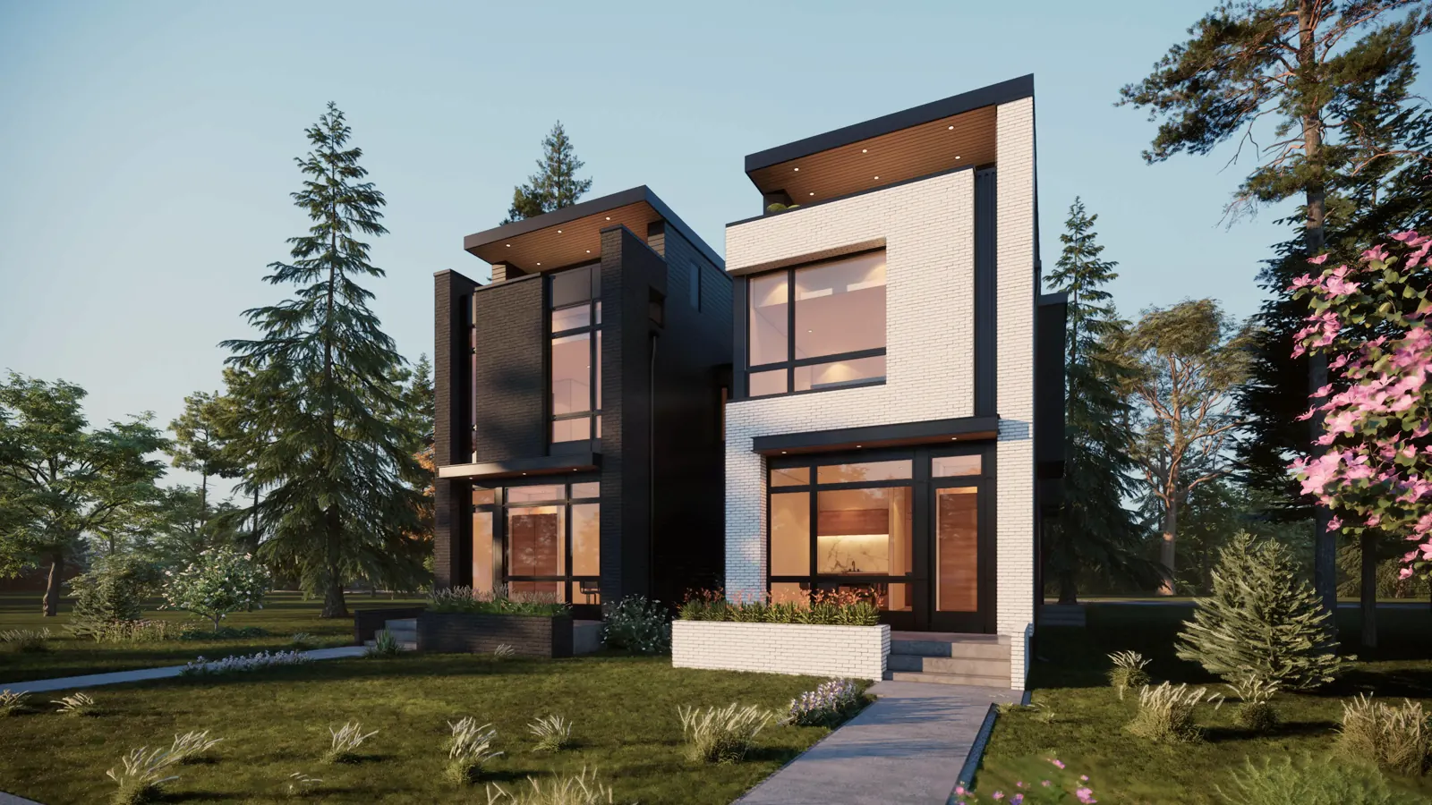 Rendering of an inner-city infill