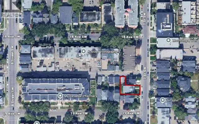 1813 7 Street SW, Lower Mount Royal — Land for sale